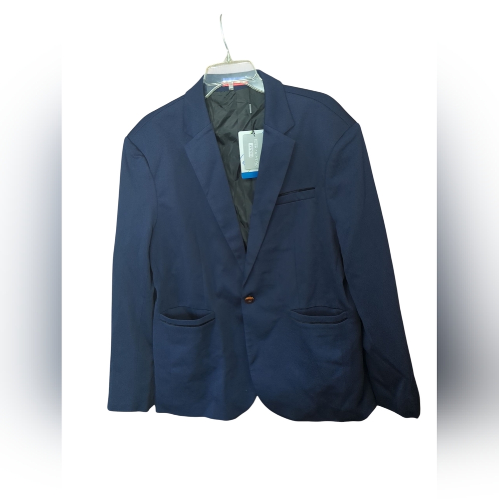 Geek Lighting Navy Blue Men's Blazer Size Large Brand New.